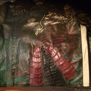 Alligator,Crocodile,Harley Davidson Jacket